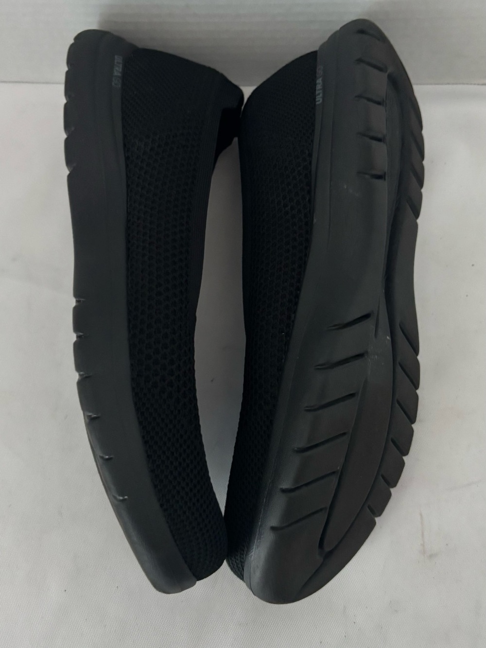 NEW Skechers GOGA  MAT Women's Black Knit Slip-On Hands Free Heel Pillow SZ 10 - Picture 6 of 13